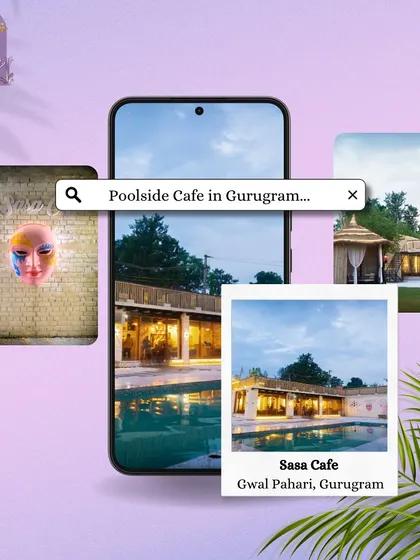 Looking for a poolside cafe in Gurugram? You've found it. This is the perfect spot to relax and get some great pictures.