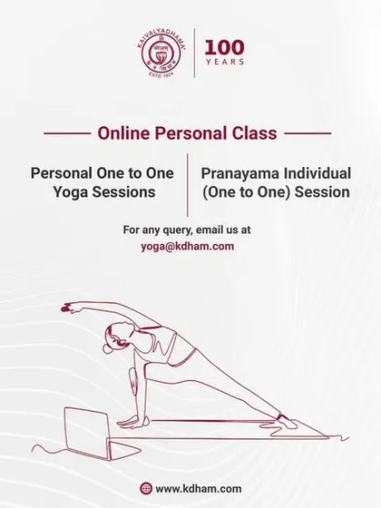 For those seeking focused attention, we offer one-to-one personal yoga and pranayama sessions online. These classes are tailored to your individual goals and provide direct guidance from our expert instructors.