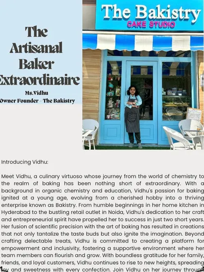 I'm so thrilled to share that I was featured in Cuire Magazine. It's an honor to be recognized for my journey and my work in creating customized theme cakes that bring so much happiness.