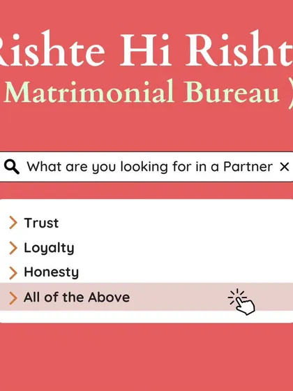 What are you looking for in a partner? Trust, loyalty, honesty? We help you find someone who ticks all the important boxes.