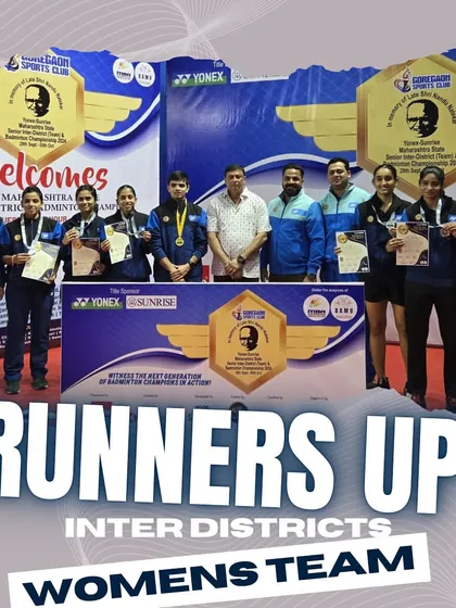 Our Women's Team proudly displaying their silver medals after finishing as runners-up at the Late Nandu Natekar Maharashtra State & Inter Districts Championships.