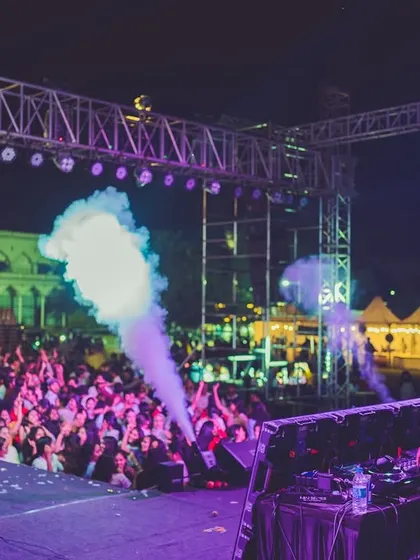 Nothing says peak time like a blast from the CO2 cannons. I use effects like smoke and lighting strategically to amplify the biggest moments of my set and keep the crowd's energy soaring.