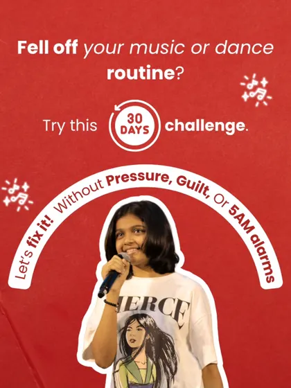 If you've fallen off your practice routine, don't feel guilty. Try our 30-day challenge designed to get you back on track without pressure, using small, achievable steps.