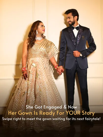 She got engaged in this gown, and now it's ready for your story. This is the magic of preloved fashion, where every piece carries a history of happiness.