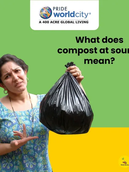 What does 'compost at source' mean? It means breaking the cycle of collecting waste in plastic bags and hauling it away. It means taking ownership and creating value right where you live or work.