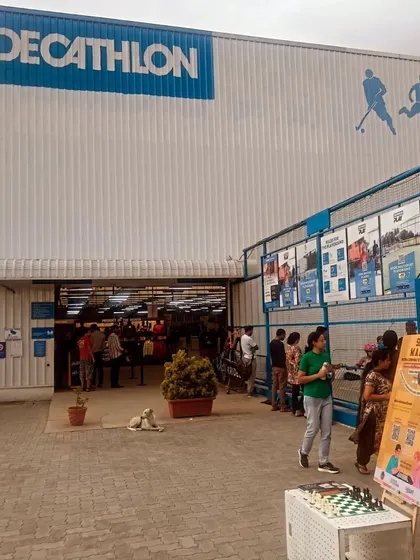 We set up our registration and information desk right at the entrance of Decathlon, making it easy for participants to sign up for the 'Shatranj Mahotsav' tournament.