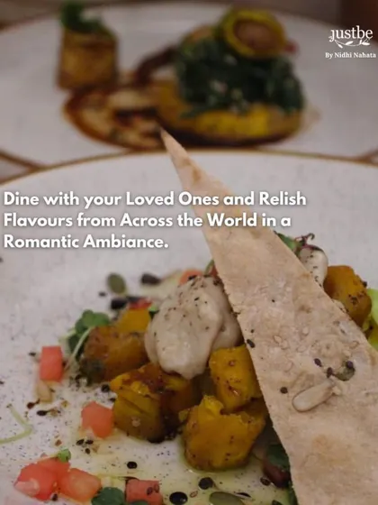 Dine with your loved ones and relish flavours from across the world in a romantic ambiance. Our Valentine's menu features creative and delicious dishes like this pumpkin salad, designed to be as beautiful as they are nourishing.