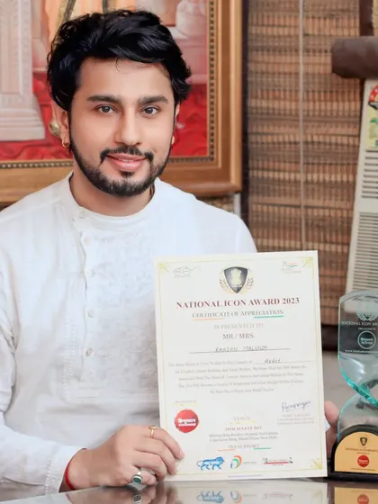 The National Icon Award 2023. I am thankful for all the support and recognition on my journey.