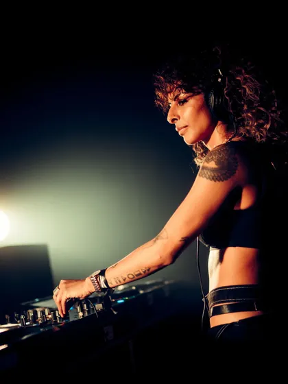 Another angle from my DGTL India performance. The lighting and atmosphere were perfect for a deep techno and breaks set.