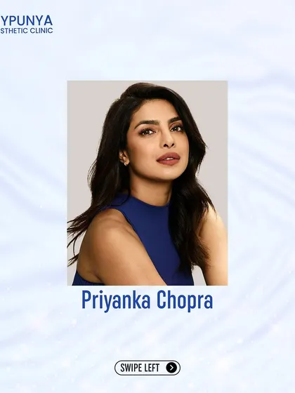 Priyanka Chopra has been open about her rhinoplasty. Celebrity transparency helps normalize cosmetic procedures and encourages others to make informed choices without judgment.