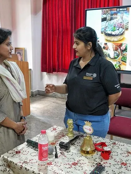 It was a pleasure to conduct the terrarium and seed ball workshop for Ramaiah University students. Their enthusiasm to learn and participate was truly delightful.