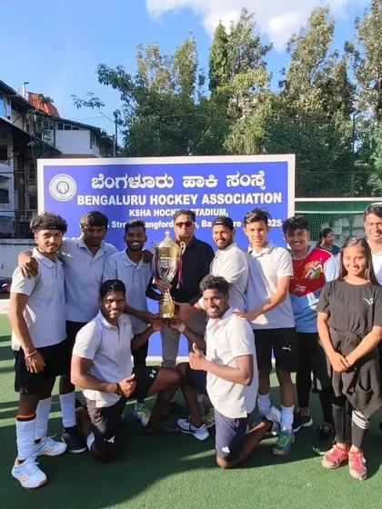 Another angle of our boys' team celebrating their Presidents Cup win. Every player contributed to this fantastic result.