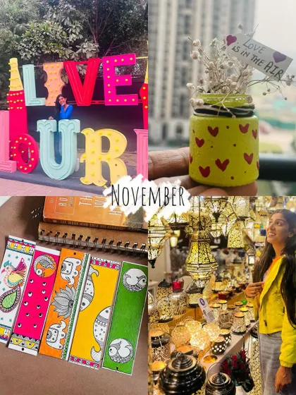 A recap of my November, filled with festive lights, colorful bookmarks, and lots of inspiration.