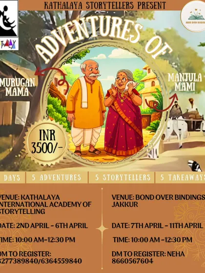 An invitation to join Kathalaya Storytellers on an extraordinary storytelling adventure. This summer camp promised to transport kids to far-off lands with unforgettable tales and creative takeaways.