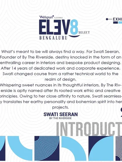 An introduction from the Elev8 event, describing my design philosophy and how my earthy personality translates into my projects.