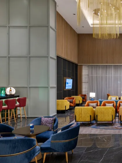 Additional media from the Holiday Inn, Lucknow project. These visuals provide further insight into the design of the lounges, dining areas, guest rooms, and other public spaces, highlighting our commitment to creating a cohesive and culturally resonant hospitality experience.