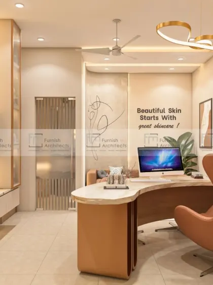 A doctor's cabin should be both professional and reassuring. We designed this office with a clean layout, ample storage, and comfortable seating to ensure a space that is efficient for the doctor and calming for the patient.