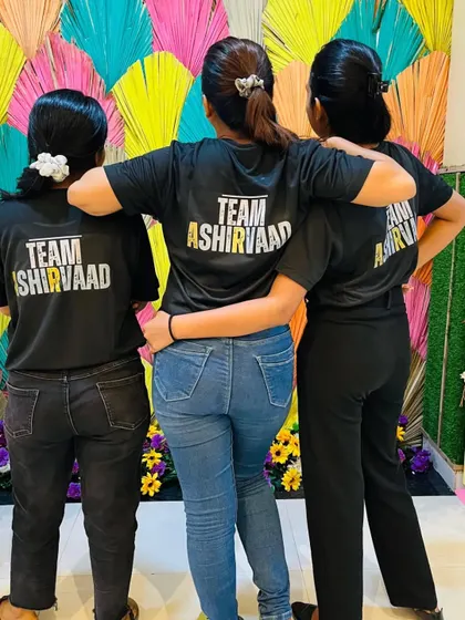 A picture that shows our team's unity and friendship. We are more than colleagues; we are a dance family.