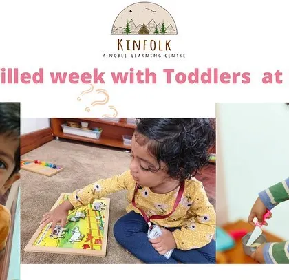 The joy of discovery is evident on these toddlers' faces as they engage with puzzles and practice practical life skills, building confidence and independence.