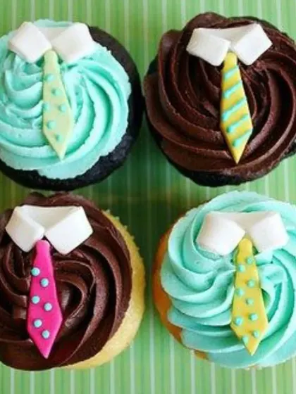 Celebrate Dad with these adorable shirt and tie cupcakes. Available in both chocolate and vanilla, they are a fun and delicious way to show him you care on Father's Day.