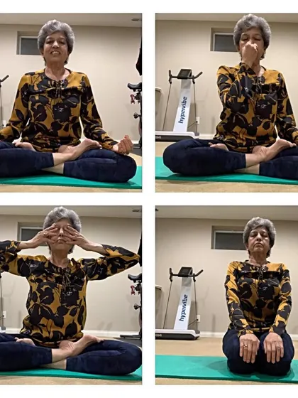 A demonstration of a calming pranayama and meditation sequence you can do at home. These simple techniques are powerful tools for managing the emotional shifts of pregnancy.