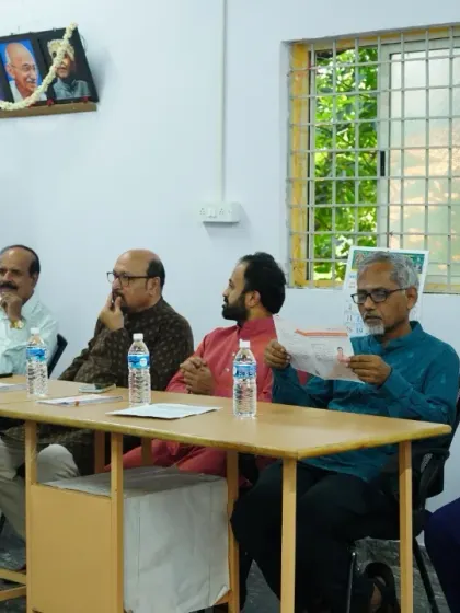 A moment from the launch of our Prāṇa Sañjīvini Program, an initiative by the Yogavijnana Foundation to empower senior citizens with the practice of Pranayama. It was a joy to see such enthusiastic participation.