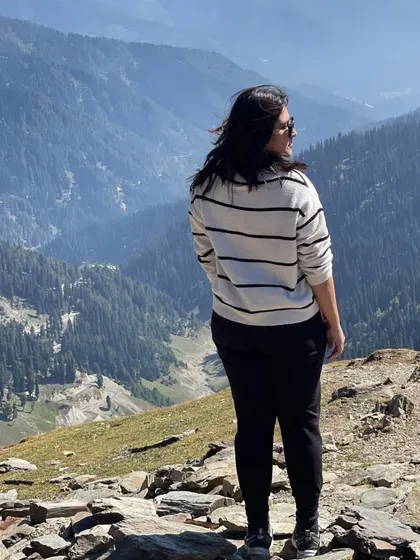 Looking out over the mountains from Sinthan Top in Kashmir. I feel most alive in the mountains, and their beauty never fails to take my breath away.