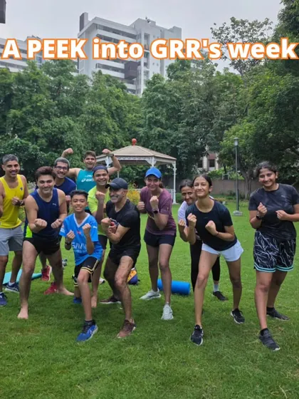 A peek into a typical week at GRR. Young and old, training together, pushing each other. This is where the foundation is laid.