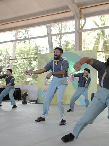 The energy was electric during this street dance performance with an Indian cinema theme at Spectra.