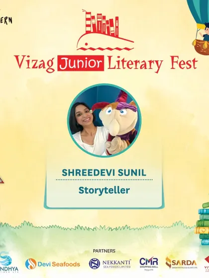 My official bio for the Vizag Junior Literary Fest. It is an honor to be invited to perform and conduct workshops at literary events that celebrate children's literature.