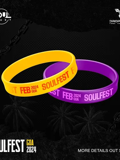 It's the small details that build the festival identity. These custom Soul Fest 2024 wristbands are a piece of the immersive branding I create for every event.