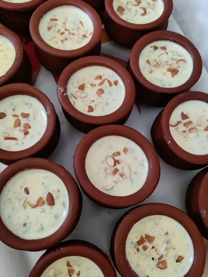 Beat the heat with our homemade kulfi, served in traditional terracotta pots. We offer a variety of flavours including Kesar Pista, Rose, and seasonal fruits like Mango.