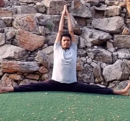 Upavistha Konasana, or the Wide-Angle Seated Forward Bend, provides a deep stretch for the inner thighs and hamstrings. Regular practice of such asanas can have a stabilizing effect on the immune system and help manage stress.