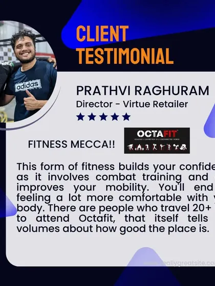 I value every single one of my students. This testimonial from a dedicated member speaks to the confidence and mobility gained from our combat and fitness training.