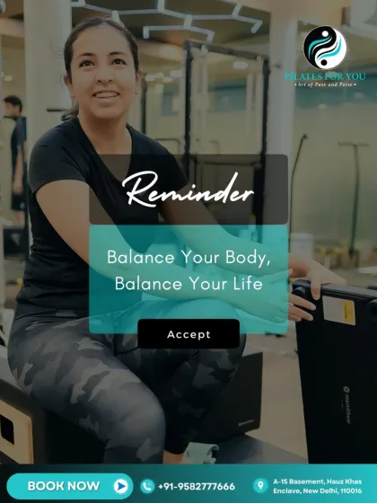 A simple but powerful reminder: when you balance your body, you balance your life. Pilates is the tool to help you find that equilibrium.