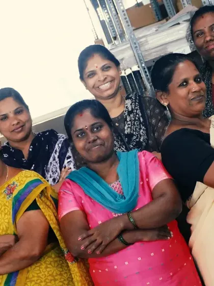 The caring hands, fierce hearts, and unshakable force of the women at my workshop. They are the ones who bring your beautiful invitations to life.