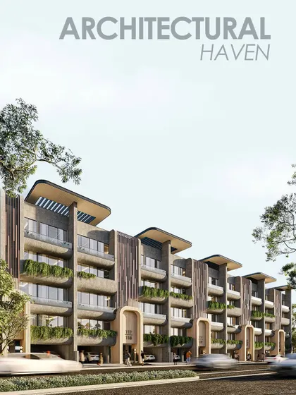 This design stands at the intersection of precision and elegance. Vertical fins draw the eye upward, while terraces layered with greenery blur the boundary between the built form and nature, allowing the architecture to breathe within its urban setting.
