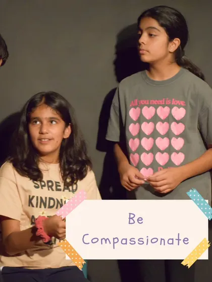 Through collaborative storytelling and role-playing, children learn to be compassionate and listen to the ideas and feelings of their peers.