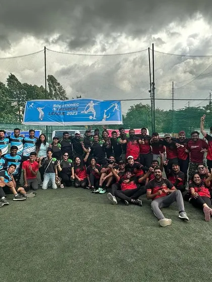A glimpse into our team-building activities with highlights from the Solutionec Premiere League cricket tournament. These events foster camaraderie and a healthy work-life balance, strengthening our collaborative spirit outside the office.