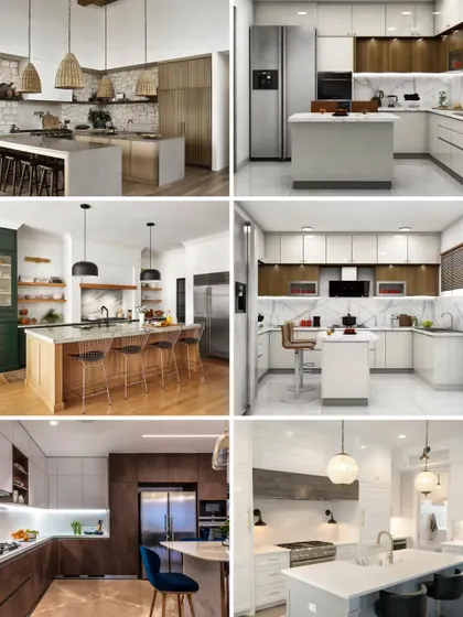 A showcase of six of our island kitchen projects. This collection emphasizes our expertise in designing central islands that serve as focal points for cooking, dining, and socializing.