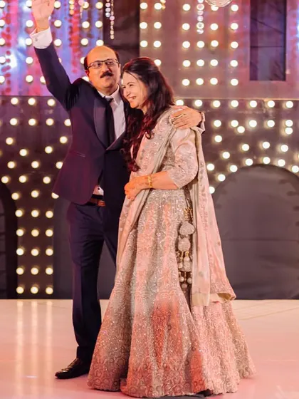 A sweet, candid moment from a father-daughter dance. I focus on creating simple, heartfelt choreography that allows for genuine moments of connection on stage.