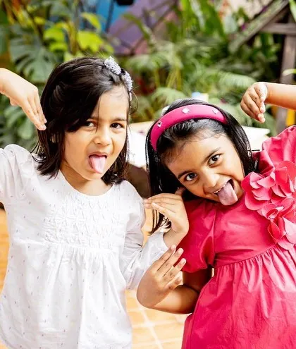 This photo perfectly captures the spunky, sassy, and fun-loving personalities of these two best friends. I always encourage kids to be themselves, which results in genuine and memorable pictures.