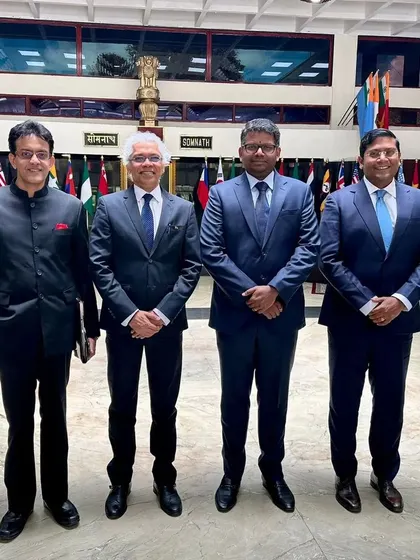 With my co-panelists at the Defence Services Staff College. These collaborations are key to building a comprehensive and robust narrative for Bharat's future.