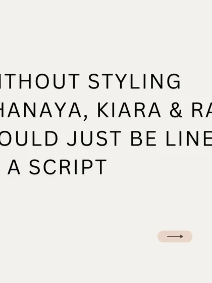 Without styling, the iconic characters of Shanaya, Kaira, and Rani from Alia Bhatt's films would just be lines in a script. Their clothes gave them life.