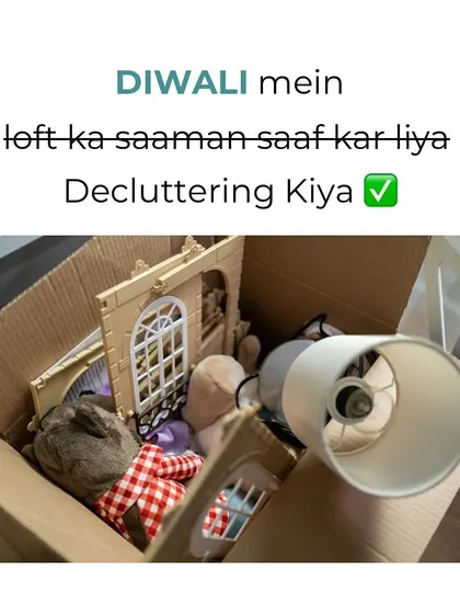 Another post from our community challenge, celebrating the small win of decluttering the loft, a task many people put off.