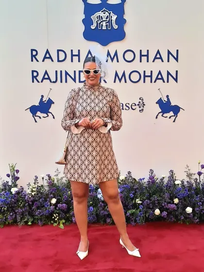 Style and sophistication are key at luxury social gatherings like the Radha Mohan Rajinder Mohan polo match. I bring an air of elegance to these events, whether on the red carpet or interacting with distinguished guests, ensuring the ambiance remains exclusive and memorable.