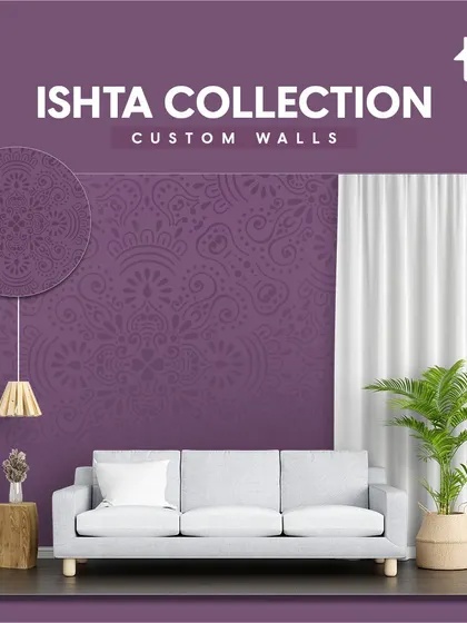 For those who prefer subtle yet noticeable statements, my Ishta Collection offers sophisticated abstract and geometric stencils. These designs add a touch of elegance and artistry to your walls with meticulous care.