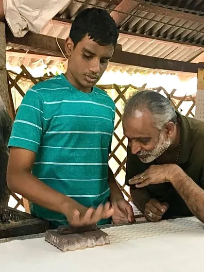 The future of our craft is in nurturing new talent. We are proud to partner with the Asha Foundation, training and working with specially-abled artisans who bring incredible skill, heart, and precision to the art of hand-block printing.