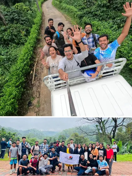 The journey is just as fun as the destination. Enjoying an off-road jeep ride with a full group of happy trekkers is all part of the adventure with us.