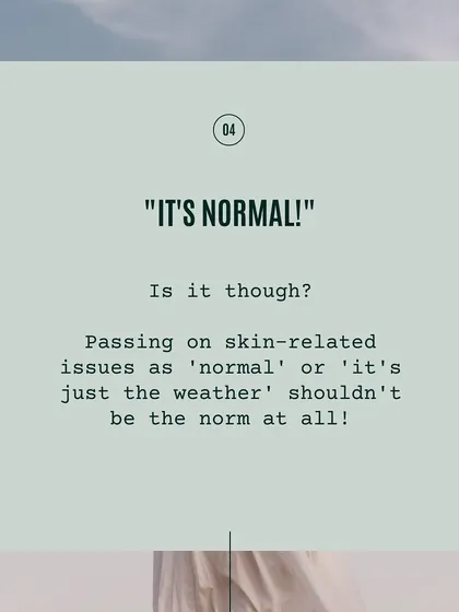 It's easy to dismiss skin issues as "normal" or just a reaction to the weather. However, ignoring these signs can lead to bigger problems. Early and accurate diagnosis is key.